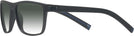 Rectangle Black With Blue Aero w/ Gradient Progressive No-Line Reading Sunglasses View #3