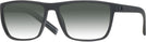 Rectangle Black With Grey Aero w/ Gradient Progressive No-Line Reading Sunglasses View #1