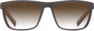 Rectangle Brown With Orange Aero w/ Gradient Progressive No-Line Reading Sunglasses View #2