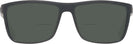 Rectangle Black Endurance Bifocal Reading Sunglasses View #2