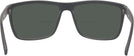 Rectangle Black Endurance Bifocal Reading Sunglasses View #4