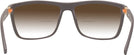 Rectangle Brown Endurance w/ Gradient Bifocal Reading Sunglasses View #4