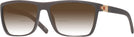 Rectangle Brown Endurance w/ Gradient Bifocal Reading Sunglasses View #1