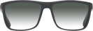 Rectangle Black Endurance w/ Gradient Progressive No-Line Reading Sunglasses View #2