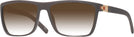 Rectangle Brown Endurance w/ Gradient Progressive No-Line Reading Sunglasses View #1