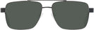 Aviator,Square Black Palermo Progressive No-Line Reading Sunglasses View #2