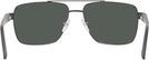 Aviator,Square Black Palermo Progressive No-Line Reading Sunglasses View #4