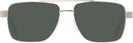 Aviator,Square Gunmetal Palermo Progressive No-Line Reading Sunglasses View #2