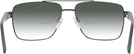 Aviator,Square Black Palermo w/ Gradient Bifocal Reading Sunglasses View #4