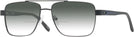 Aviator,Square Black Palermo w/ Gradient Bifocal Reading Sunglasses View #1