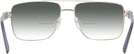 Aviator,Square Gunmetal Palermo w/ Gradient Bifocal Reading Sunglasses View #4