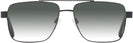 Aviator,Square Black Palermo w/ Gradient Progressive No-Line Reading Sunglasses View #2