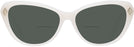 Cat Eye Opaline Milky Ralph Lauren 6245 Bifocal Reading Sunglasses View #2