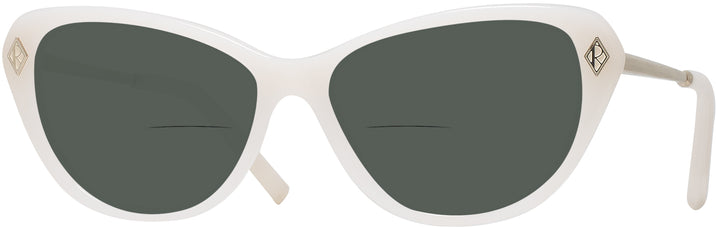 Cat Eye Opaline Milky Ralph Lauren 6245 Bifocal Reading Sunglasses View #1