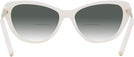 Cat Eye Opaline Milky Ralph Lauren 6245 w/ Gradient Bifocal Reading Sunglasses View #4