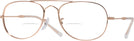 Aviator Rose Gold Ray-Ban 3735V Bifocal View #1