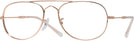 Aviator Rose Gold Ray-Ban 3735V Progressive No-Lines View #1