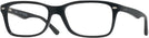 Rectangle Shiny Black Ray-Ban 5228XL Single Vision Full Frame View #1