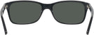 Rectangle Shiny Black Ray-Ban 5228XL Progressive No-Line Reading Sunglasses View #4