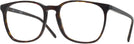 Square Havana Ray-Ban 5387L Single Vision Full Frame View #1