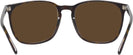 Square Havana Ray-Ban 5387L Progressive No-Line Reading Sunglasses View #4