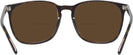 Square Havana Ray-Ban 5387L Bifocal Reading Sunglasses View #4