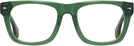 Square Transparent Green Seattle Eyeworks 1001 Progressive No-Lines View #2