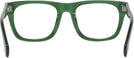 Square Transparent Green Seattle Eyeworks 1001 Progressive No-Lines View #4