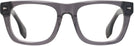 Square Transparent Grey Seattle Eyeworks 1001 Progressive No-Lines View #2