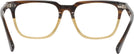 Square Brown Fade Seattle Eyeworks 1002 Progressive No-Lines View #4