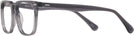 Square Transparent Grey Seattle Eyeworks 1002 Progressive No-Lines View #3