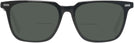 Square Black Seattle Eyeworks 1002 Bifocal Reading Sunglasses View #2