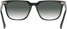 Square Black Seattle Eyeworks 1002 w/ Gradient Bifocal Reading Sunglasses View #4