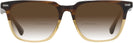 Square Brown Fade Seattle Eyeworks 1002 w/ Gradient Bifocal Reading Sunglasses View #2