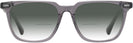 Square Transparent Grey Seattle Eyeworks 1002 w/ Gradient Bifocal Reading Sunglasses View #2