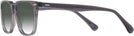 Square Transparent Grey Seattle Eyeworks 1002 w/ Gradient Bifocal Reading Sunglasses View #3