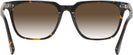 Square Tortoise Seattle Eyeworks 1002 w/ Gradient Progressive No-Line Reading Sunglasses View #4