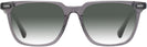 Square Transparent Grey Seattle Eyeworks 1002 w/ Gradient Progressive No-Line Reading Sunglasses View #2