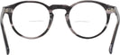 Round Striated Grey Seattle Eyeworks 1003 Bifocal View #4