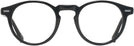 Round Black Seattle Eyeworks 1003 Single Vision Full Frame View #2