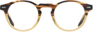 Round Brown Fade Seattle Eyeworks 1003 Progressive No-Lines View #2