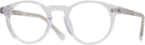 Round Crystal Seattle Eyeworks 1003 Single Vision Full Frame View #1