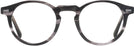 Round Striated Grey Seattle Eyeworks 1003 Computer Style Progressive View #2