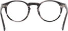 Round Striated Grey Seattle Eyeworks 1003 Progressive No-Lines View #4