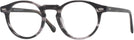 Round Striated Grey Seattle Eyeworks 1003 Computer Style Progressive View #1