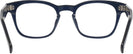 Square Blue Seattle Eyeworks 1004 Single Vision Full Frame View #4