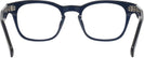 Square Blue Seattle Eyeworks 1004 Progressive No-Lines View #4