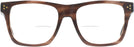 Square Transparent Brown Seattle Eyeworks 984 Bifocal View #2