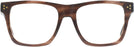 Square Transparent Brown Seattle Eyeworks 984 Single Vision Full Frame View #2