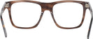 Square Transparent Brown Seattle Eyeworks 984 Computer Style Progressive View #4